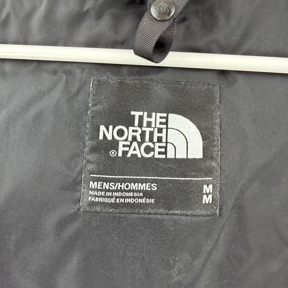 The North Face Jacket Mens Medium Black Hooded DryVent Waterproof Rain‎ Coat